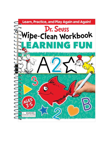 Dr. Seuss Wipe-Clean Workbook: Learning Fun: Activity Workbook for Ages 3-5 (Dr. Seuss Workbooks)