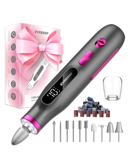 Lima de Uñas Eléctrica EVASSAP Profesional 10 Velocidades Lima de Uñas Eléctrica EVASSAP Profesional 10 Velocidades