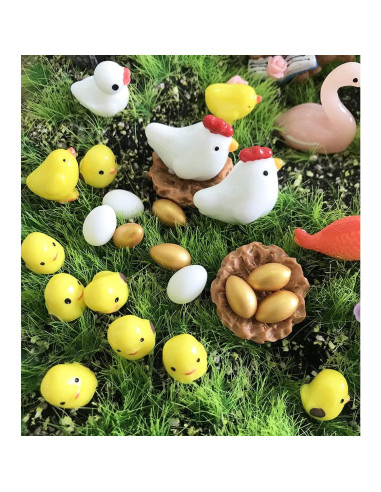 101 Piezas Animales Miniatura JKanruh para Jardín de Hadas