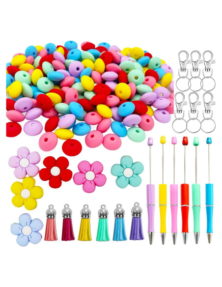 Kit de Perlas de Silicona Xzyden 150 Piezas 15mm y 14mm Kit de Perlas de Silicona Xzyden 150 Piezas 15mm y 14mm