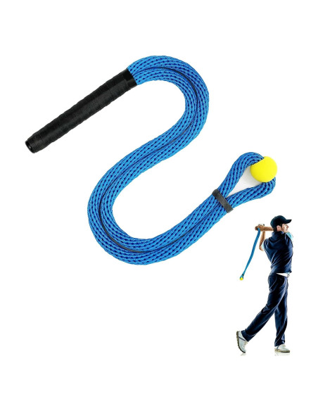 Entrenador de Swing de Golf Cusprtm con Cuerda Azul Entrenador de Swing de Golf Cusprtm con Cuerda Azul