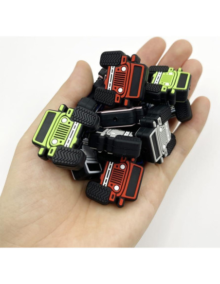 12 Perlas de Silicona en Forma de Camión dxfiuyio 12 Perlas de Silicona en Forma de Camión dxfiuyio