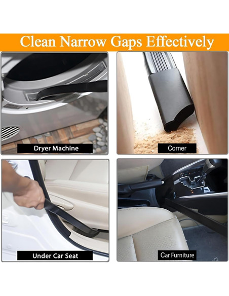 Herramienta de hendidura flexible VACEXT para Dyson V7 V15 Herramienta de hendidura flexible VACEXT para Dyson V7 V15