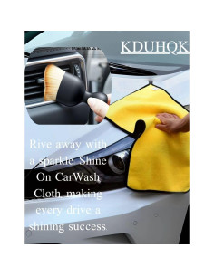 Kit de Paños de Limpieza de Auto KDUHQK - 4 Piezas Microfibra 2