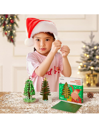Kit de Crecimiento de Cristales Mideer Árbol de Navidad 17.5cm
