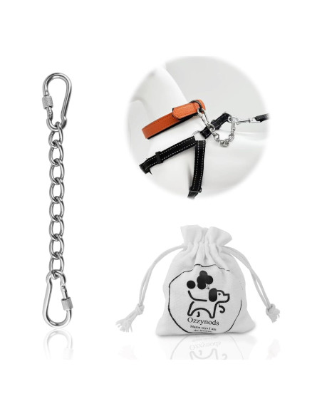 Clip de Seguridad para Collar de Perro Ozzynods 20.32 cm Acero Inoxidable Clip de Seguridad para Collar de Perro Ozzynods 20.32 cm Acero Inoxidable