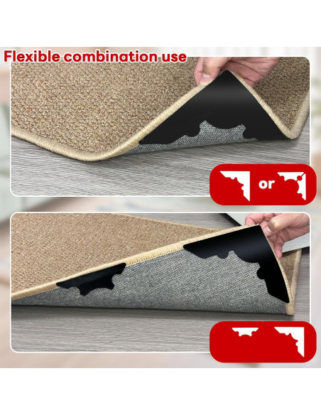 Grippers Antideslizantes para Alfombra Tikfoam 16 Piezas Grippers Antideslizantes para Alfombra Tikfoam 16 Piezas