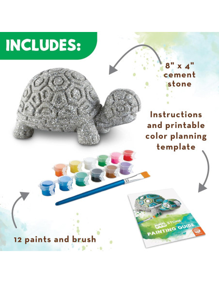 Kit de Manualidades MindWare Pinta Tu Propia Tortuga 20.32cm Kit de Manualidades MindWare Pinta Tu Propia Tortuga 20.32cm