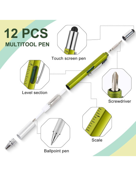 24 Pcs Cuadernos Impermeables y Bolígrafos Multiherramienta Gueevin 24 Pcs Cuadernos Impermeables y Bolígrafos Multiherramienta Gueevin