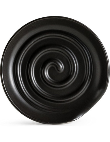 Reposapucheros Cormomu Negro para Cocina - Soporte Grande Cerámica
