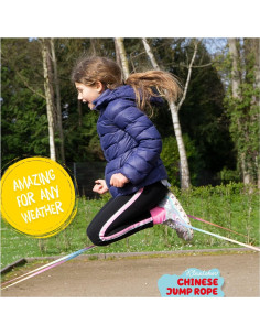 Cuerda de Salto KLEINTOBER 400 cm Arcoíris para Niños 2