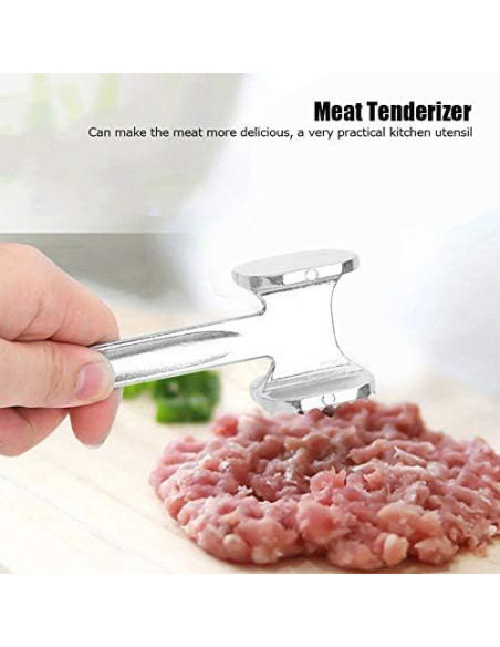 Martillo Aplanador de Carne Pssopp - Acero Inoxidable 100g Martillo Aplanador de Carne Pssopp - Acero Inoxidable 100g