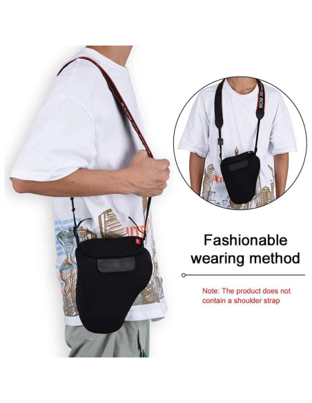 Funda para Cámara DSLR CADeN Grande Neopreno Impermeable Negro Funda para Cámara DSLR CADeN Grande Neopreno Impermeable Negro