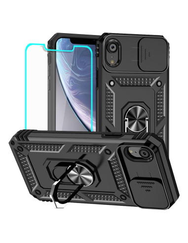 Funda Protectora HNHYGETE para iPhone XR con Protector HD