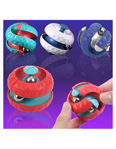 Paquete de 4 Juguetes Antiestrés Orbit Ball ONCOFAN