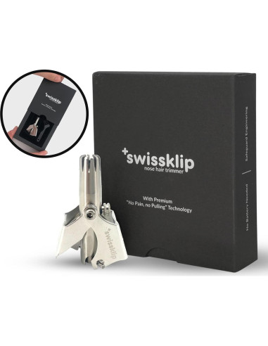 Cortador de Vello Nasal Swissklip - Acero Inoxidable, 10.31cm