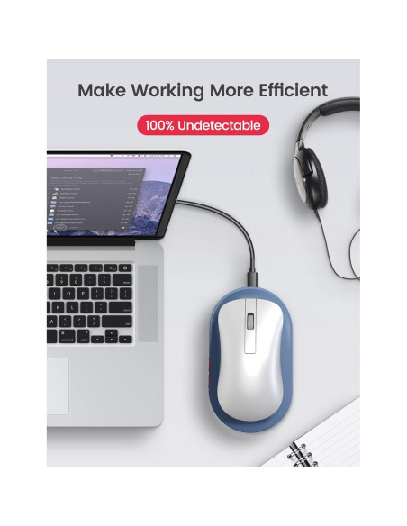 Vaydeer Mouse Mover Ultra Delgado FM2031, Indetectable, Silencioso Vaydeer Mouse Mover Ultra Delgado FM2031, Indetectable, Silencioso