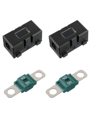Soportes de Fusibles ANS BOJACK 40A + Fusibles Midi 40A