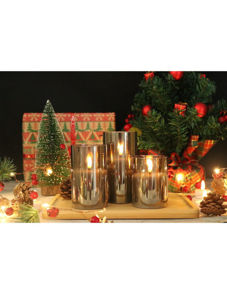 Velas LED Sin Llama GenSwin con Control Remoto - Paquete de 3 Velas LED Sin Llama GenSwin con Control Remoto - Paquete de 3