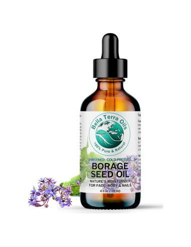 Aceite de Semilla de Borraja Orgánico Bella Terra 118 ml - Rico en GLA