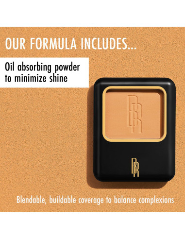 Polvo Compacto Black Radiance Biscotti 4.5g Acabado Mate
