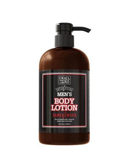 Loción Corporal Hidratante para Hombres Sándalo 500ml - Mar Muerto Loción Corporal Hidratante para Hombres Sándalo 500ml - Mar Muerto