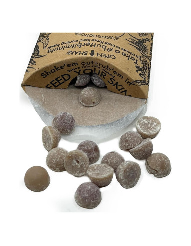 Bits de Mantequilla Orgánicos para Manos - Canela y Pimienta - 50 Unidades
