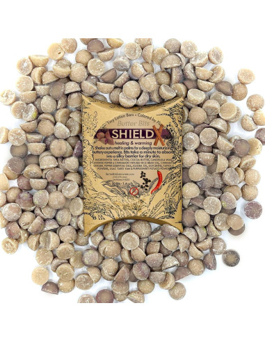 Bits de Mantequilla Orgánicos para Manos - Canela y Pimienta - 50 Unidades