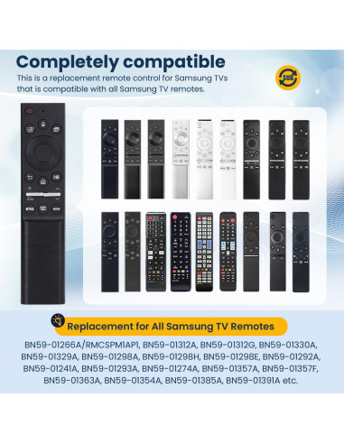 Control Remoto de Voz Samsung BN59-01329A para TV 4K 8K