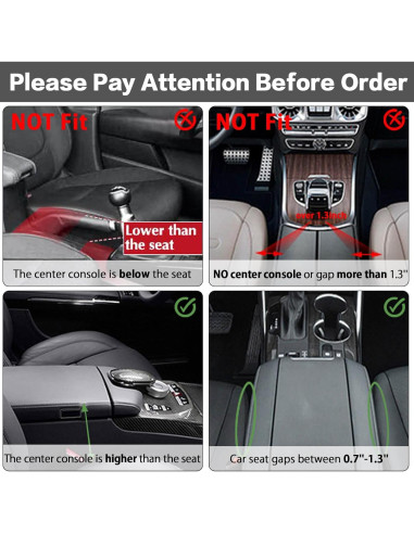 Organizador de Espacio entre Asientos de Coche XR MARKET 2 Pack