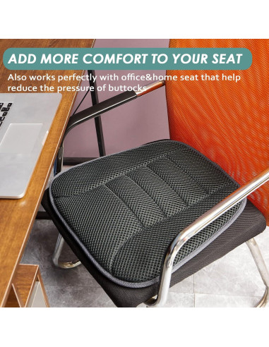 Cojín de Asiento de Coche AEROiVi 3D Transpirable 45x43cm