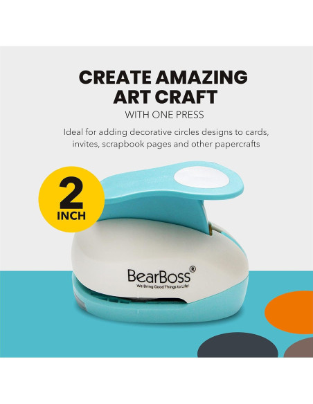 Troquel de Círculo 5.08 cm BearBoss para Scrapbooking Troquel de Círculo 5.08 cm BearBoss para Scrapbooking