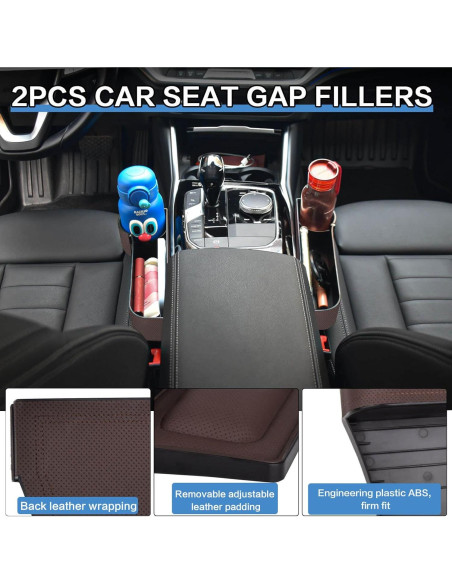 Organizador de Espacio entre Asientos de Coche XR MARKET 2 Pack Organizador de Espacio entre Asientos de Coche XR MARKET 2 Pack