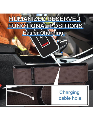 Organizador de Espacio entre Asientos de Coche XR MARKET 2 Pack