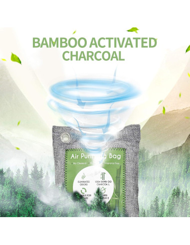 Paquete de 12 Bolsas de Carbón Activado Vitscan 50g y 200g