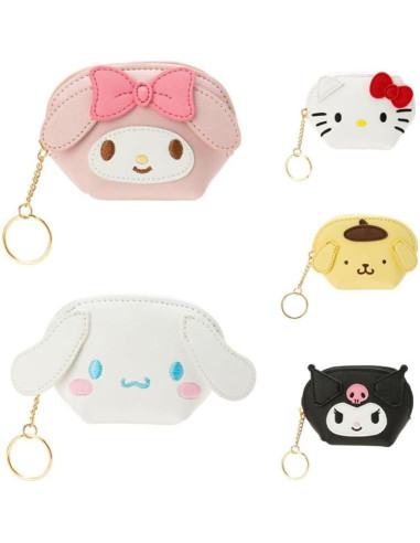 Monedero Kawaii Melo para chicas - Cartera con llavero 10x4.5x6.5cm