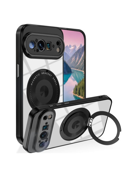 Funda Google Pixel 9 Pro XL Wousunly Protección Militar Negra Funda Google Pixel 9 Pro XL Wousunly Protección Militar Negra