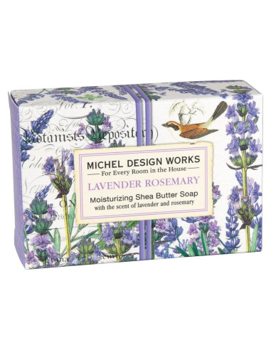 Jabón de Manteca de Karité Michel Design Works 127g Lavanda Romero