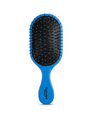 Cepillo Desenredante de Viaje NuWay Azul Oscuro con Estuche