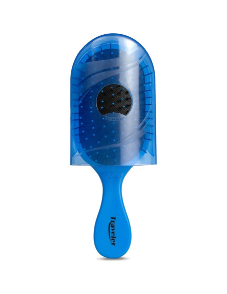 Cepillo Desenredante de Viaje NuWay Azul Oscuro con Estuche Cepillo Desenredante de Viaje NuWay Azul Oscuro con Estuche