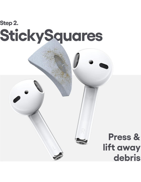 Kit de limpieza KeyBudz Air Care para AirPods y Pro - Blanco Kit de limpieza KeyBudz Air Care para AirPods y Pro - Blanco