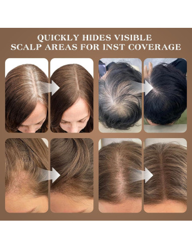 Polvo de Sombra para Cabello Yargkos Castaño Claro 3.98g