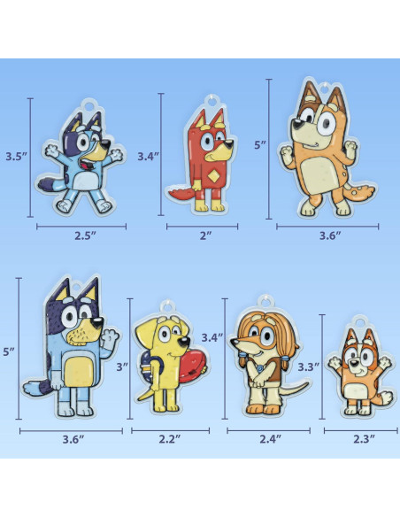 Kit de Arte de Ventana Bluey - Manualidades para Niños 6+ Kit de Arte de Ventana Bluey - Manualidades para Niños 6+