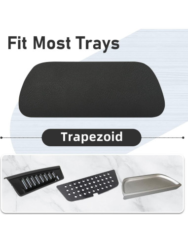 Bandeja de Goteo LOPNUR para Refrigerador 2 Pack Trapezoidal 21.1x7.9cm