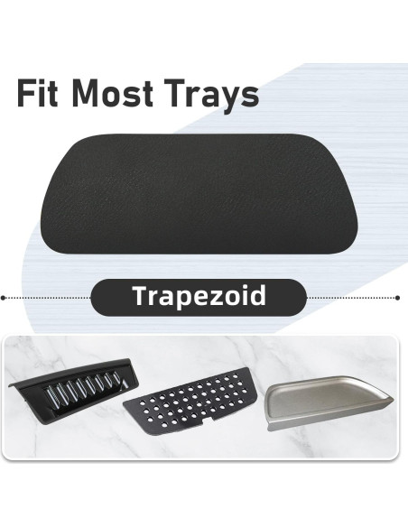 Bandeja de Goteo LOPNUR para Refrigerador 2 Pack Trapezoidal 21.1x7.9cm Bandeja de Goteo LOPNUR para Refrigerador 2 Pack Trapezoidal 21.1x7.9cm