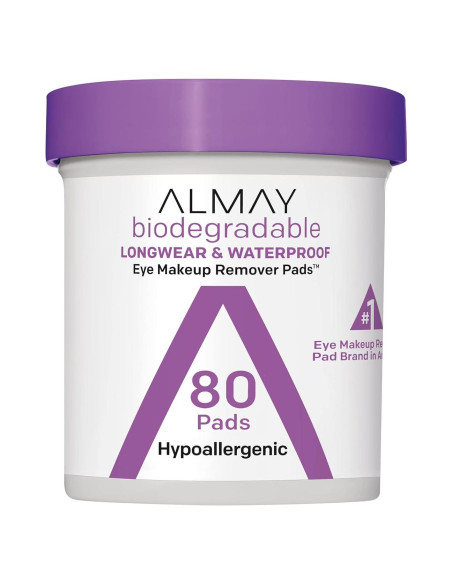 Almay Almohadillas Desmaquillantes Biodegradables 80 Unidades Almay Almohadillas Desmaquillantes Biodegradables 80 Unidades
