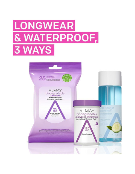 Almay Almohadillas Desmaquillantes Biodegradables 80 Unidades Almay Almohadillas Desmaquillantes Biodegradables 80 Unidades