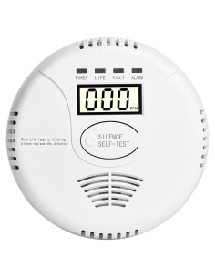 Detector de Monóxido de Carbono Awatin WA668 con Pantalla LED