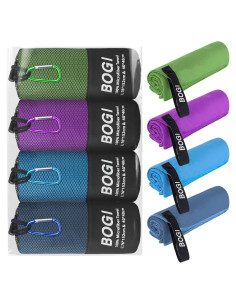 Toalla de Microfibra BOGI 4 Piezas Secado Rápido 60x30cm