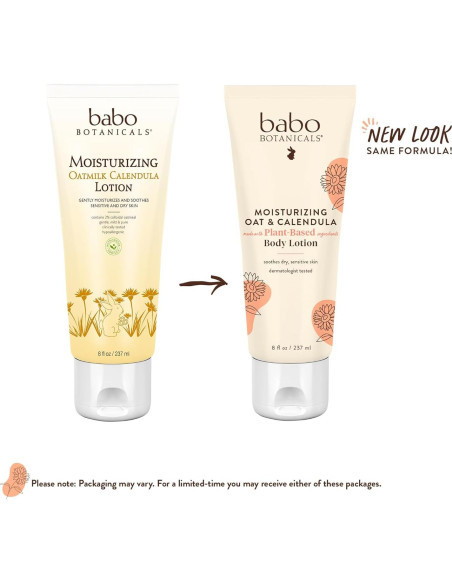 Loción Corporal Hidratante Babo Botanicals 236.6 ml Avena Caléndula Loción Corporal Hidratante Babo Botanicals 236.6 ml Avena Caléndula